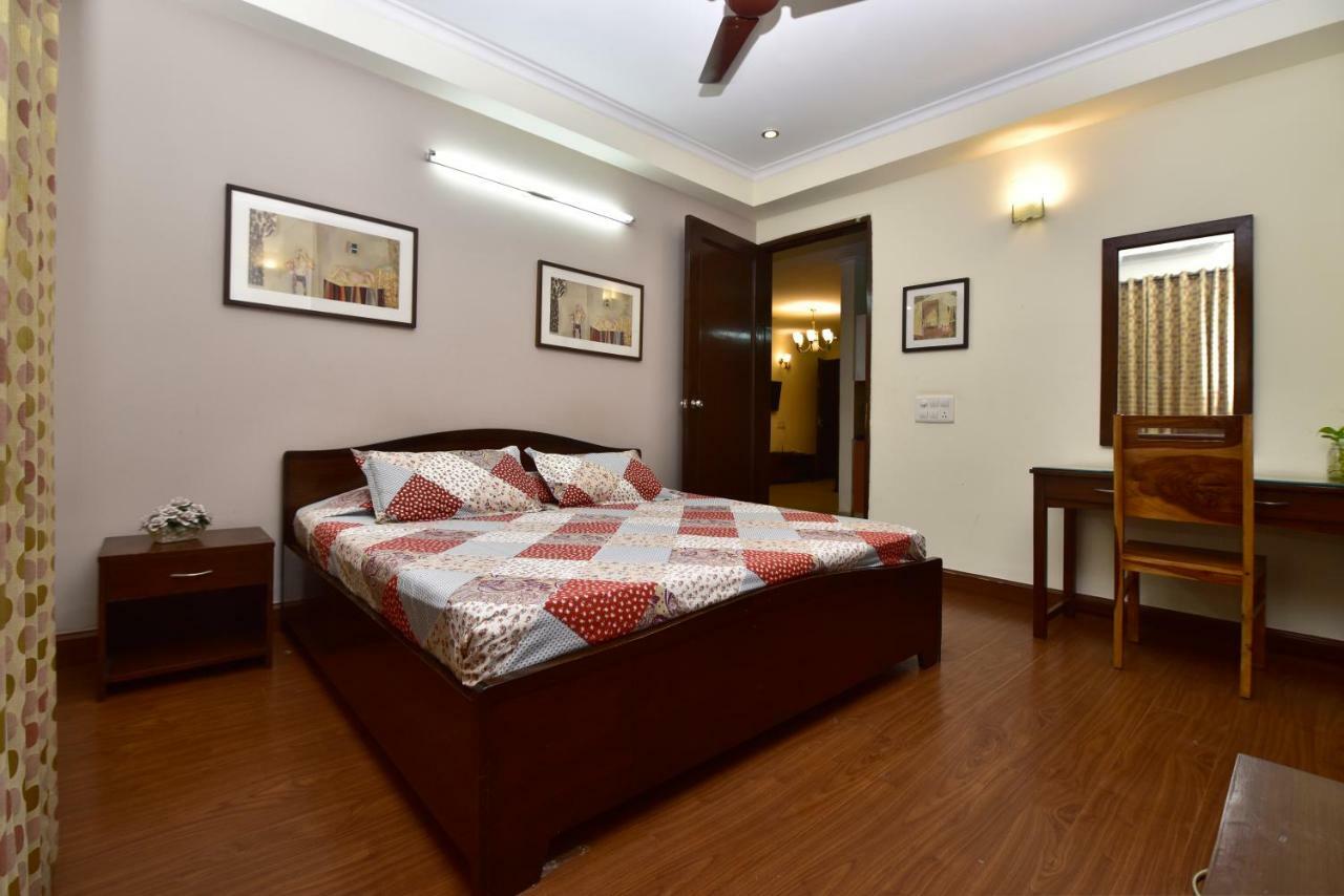 2Bhk Comfortable Furnished Serviced Apartments In Hauz Khas - Woodpecker Apartments 新德里 外观 照片