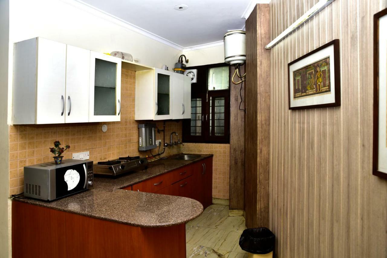 2Bhk Comfortable Furnished Serviced Apartments In Hauz Khas - Woodpecker Apartments 新德里 外观 照片