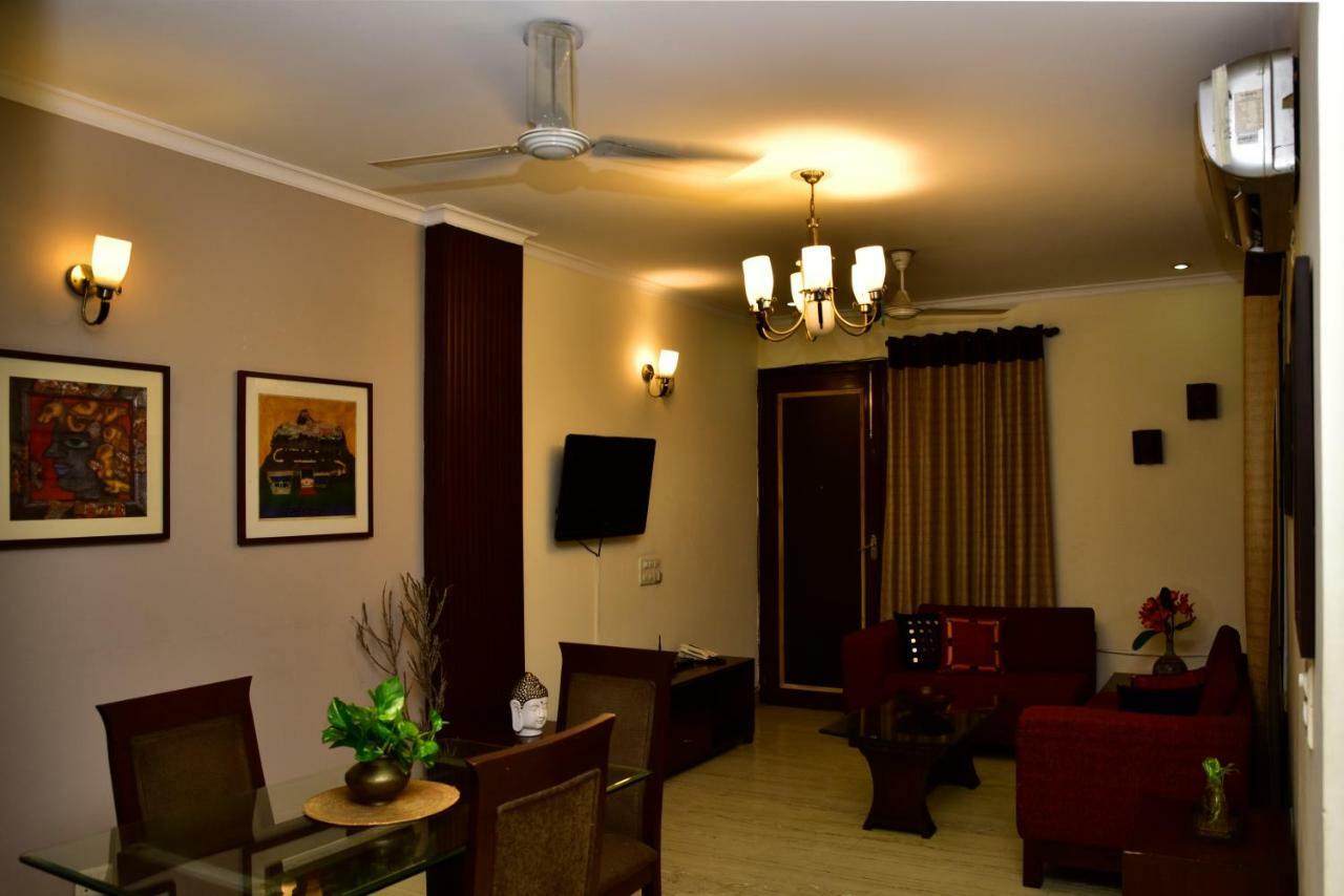 2Bhk Comfortable Furnished Serviced Apartments In Hauz Khas - Woodpecker Apartments 新德里 外观 照片