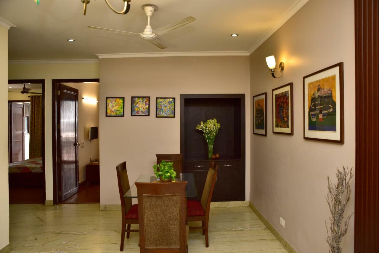 2Bhk Comfortable Furnished Serviced Apartments In Hauz Khas - Woodpecker Apartments 新德里 外观 照片